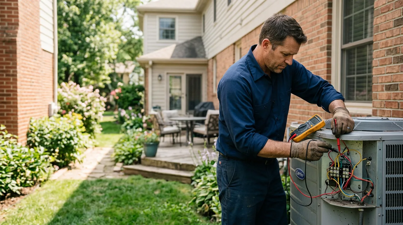 HVAC technician working near Rockland, DE